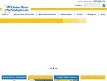 Tablet Screenshot of middlesexgases.com
